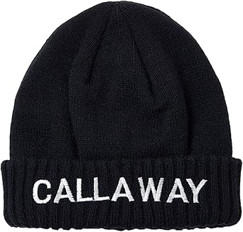 Amazon | [キャロウェイ] メンズ ニットキャップ (ブランドロゴ